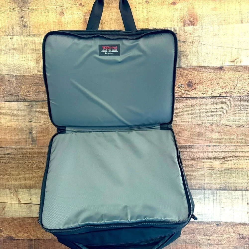 Tumi T-Tech Network T-Pass Expandable Solid Nylon Messenger Briefcase Bag